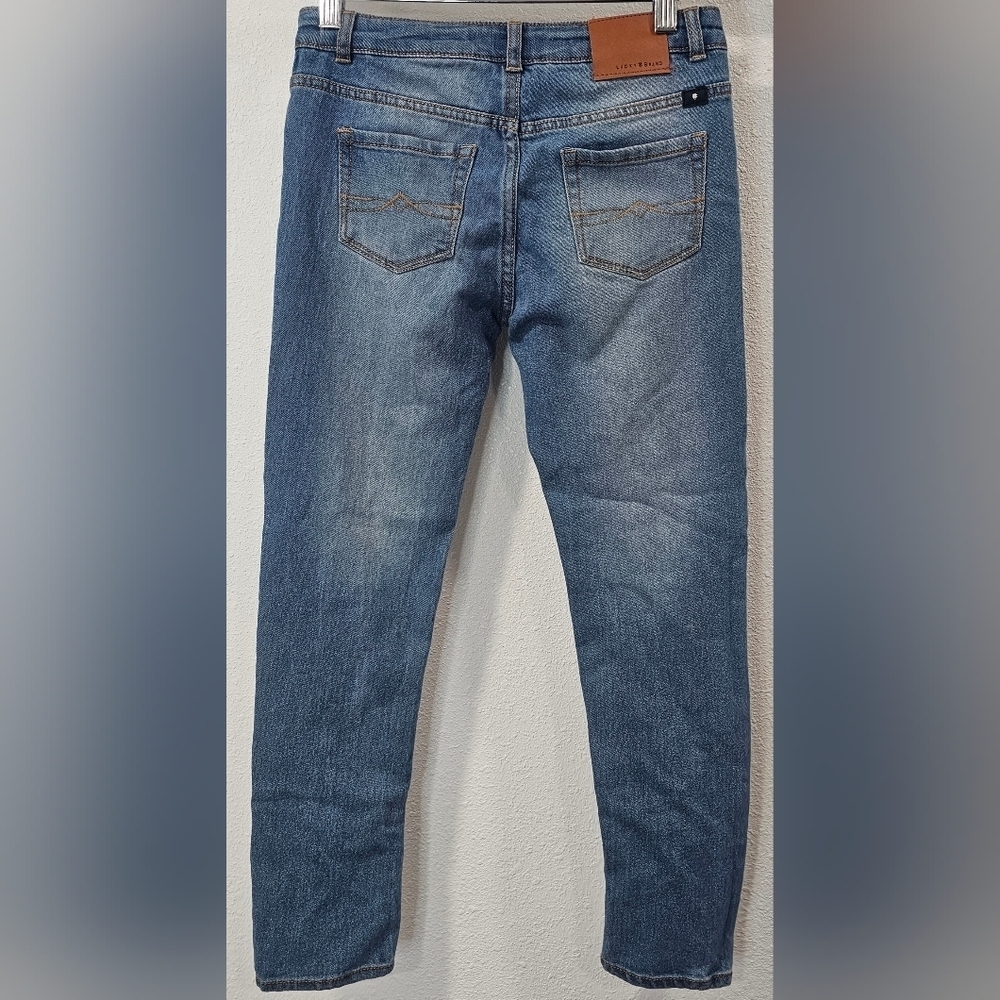 Lucky Brand Girls Zoe Skinny Medium Wash Denim Jean Adjustable Waist Size 12 - Picture 7 of 16